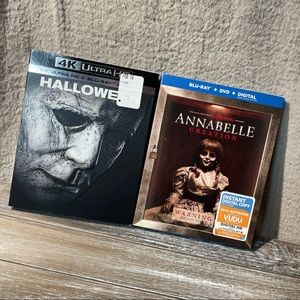 4K Halloween & Annabelle DVD’s